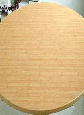 餐叠桌圆桌大圆SNE桌实板木饭店折圆桌面酒店圆形面圆桌子家用圆