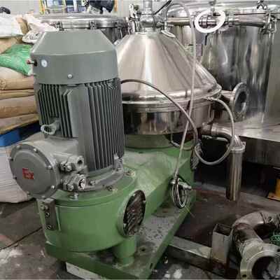 出售二手蝶式离心设备碟式离心机回收碟片离心机DBH614B分离机