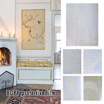 30 Pcs Broken Glass Hologram Cold Lamination Film Sticker
