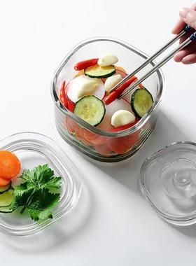 厨泡TUH菜坛子房厚璃密封罐家用腌菜缸玻瓶加浅渍罐一夜渍腌制