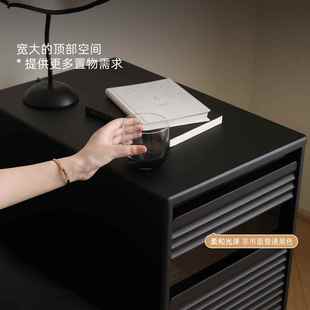 拾光Z2054多边柜 实储木物柜沙发边简约现代柜客厅收纳角几功能