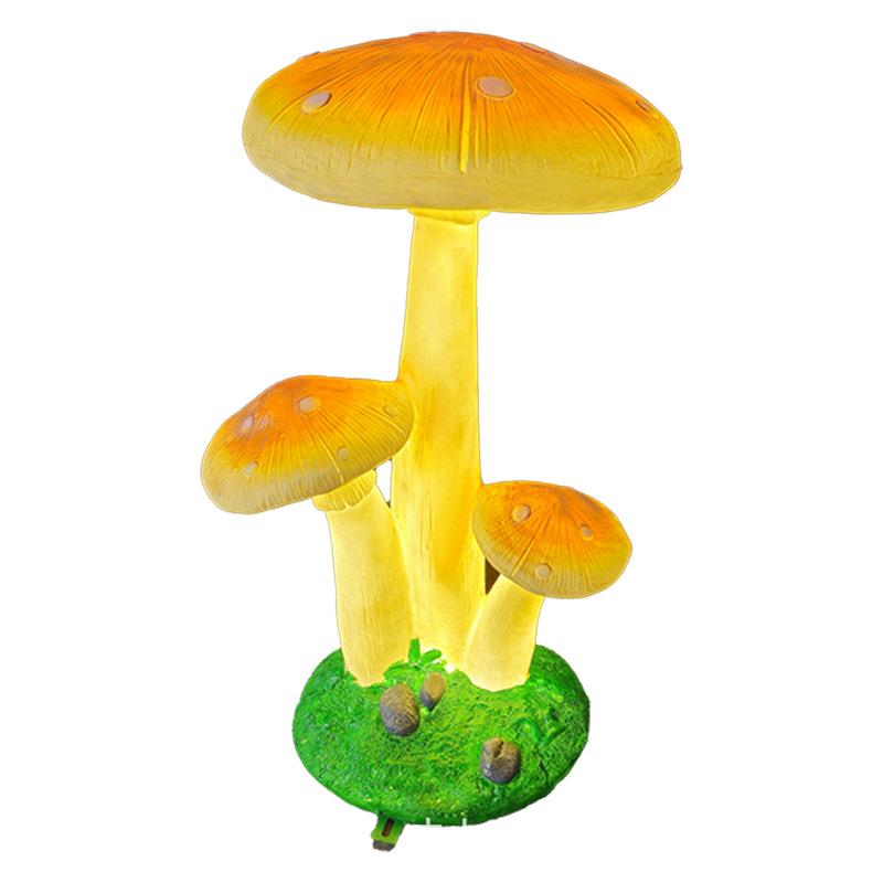 户外发光蘑菇灯花园别墅装饰景观灯庭院灯创意造型雕塑草坪灯防水