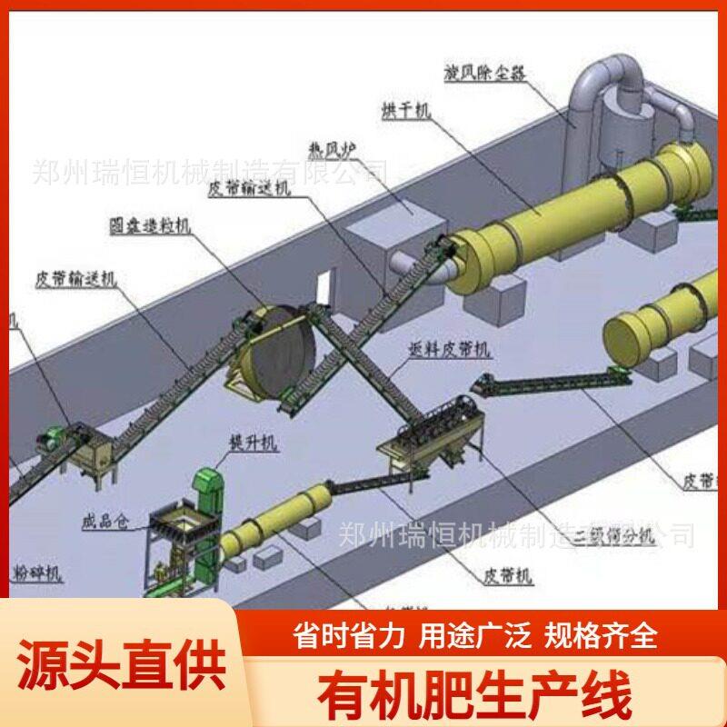 时产量大秸秆污泥资源化利用均匀全套有机设备