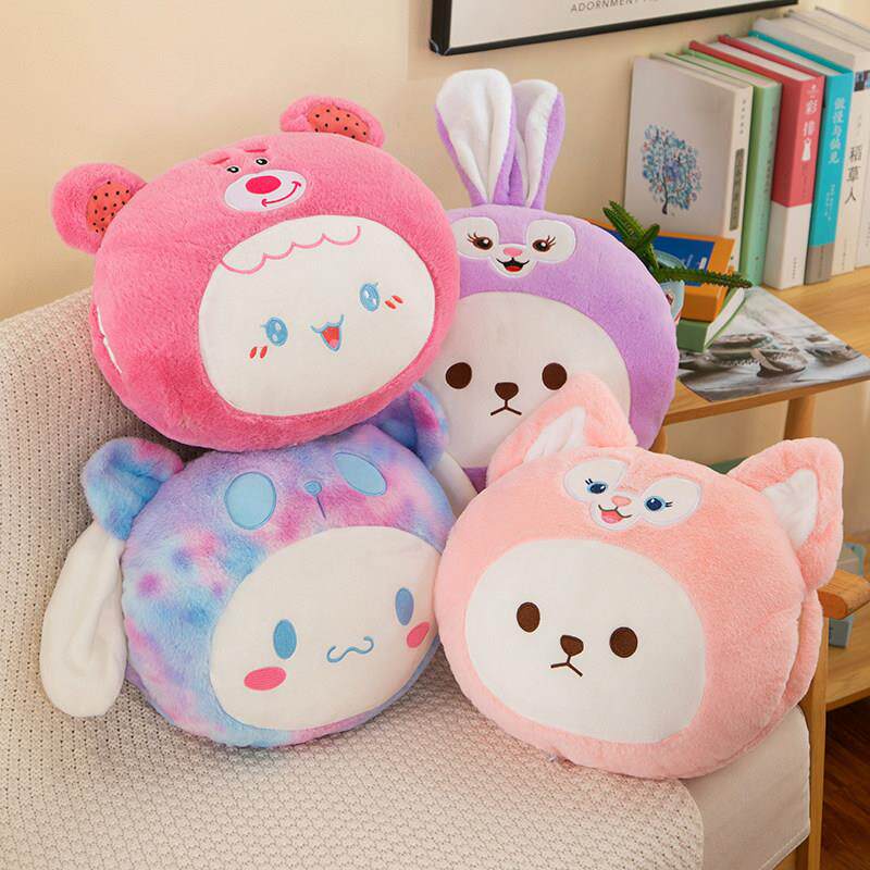 手暖抱枕暖手抱枕公仔可爱毛绒玩具冬季手捂暖手宝午睡枕女生礼物