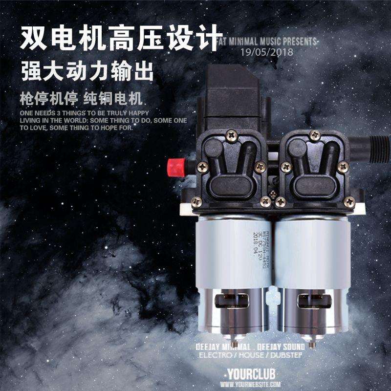 12v便携式车载高压洗车器220v洗车水泵洗车机水家用刷车外贸