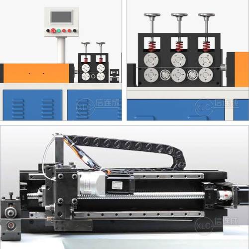 全调动自伺服追剪直机XLC伺服 数控钢丝冷拔矫丝调直切断机 钢筋