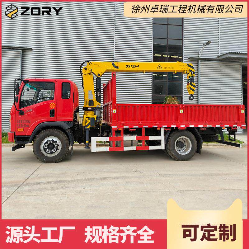 出口工厂自产自销小型5吨随车吊机微型货车汽车吊机6吨车载小型吊