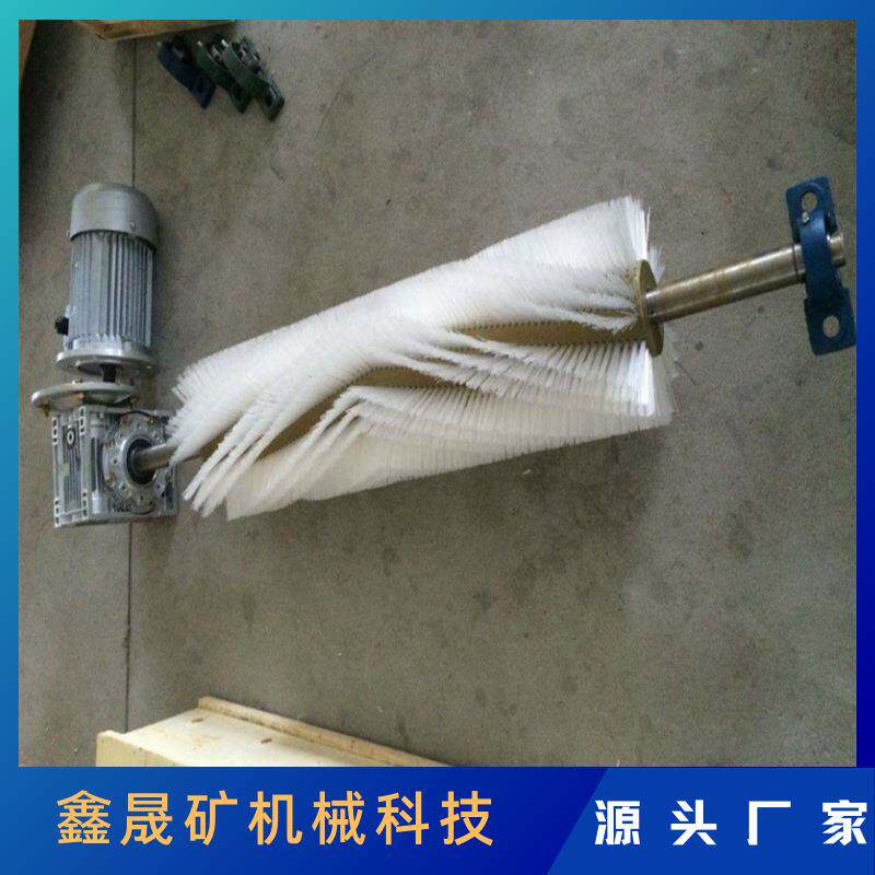 电动清扫器煤矿皮带清扫器螺旋式滚刷清扫器皮带清扫器厂家
