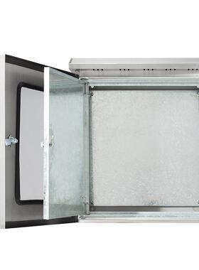 3201材质04双层门箱不锈钢配电室箱外电源仪表按钮箱防水防雨户外