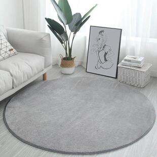 Round carpet bedroom bedside cushion blanket table floor mat