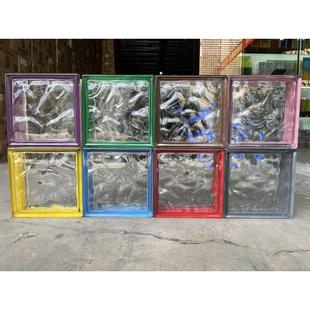 高雅彩色精彩上市，边彩新款，晶华玻璃砖，玄关，隔断，工厂直销