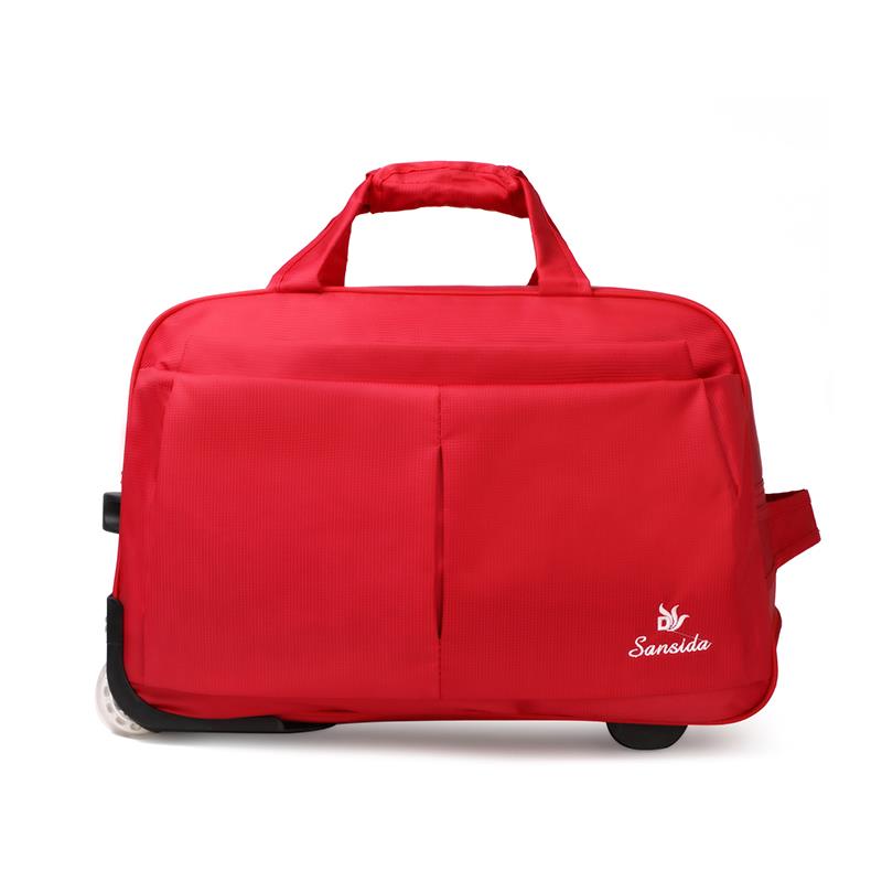 正品手提杆短包途旅行包学生行登李包大容量女轻便机箱男折叠拉收