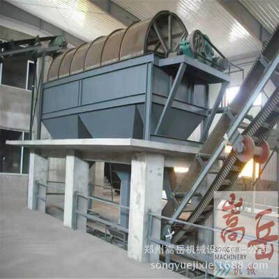 武汉秸秆粉碎颗粒滚筒筛 麦秸段滚筒筛 震动滚筒筛分设备