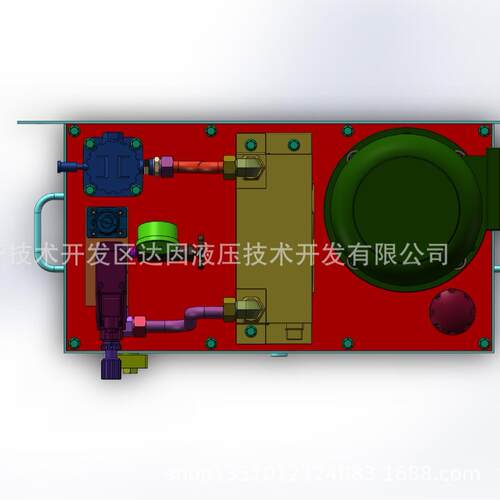 纺织卷布机壁挂式小型液压站系统机械设备用工业液压系统厂家