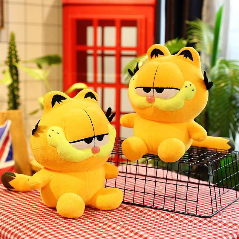 可爱加菲猫公仔毛绒玩具猫抱枕坐款玩偶摆件宝宝布娃娃礼物男女猫