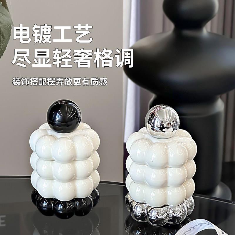 创意牙签盒家用客厅高档个性牙签罐收纳筒新款高颜值棉签牙线盒子