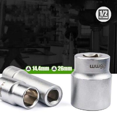 3Pcs Motor Socket Fuel Injection Pump Socket 1/2 Triangular