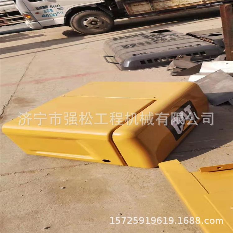 大量现货卡323GC新款水箱门泵门发动机罩工具箱 挖掘机驾驶室