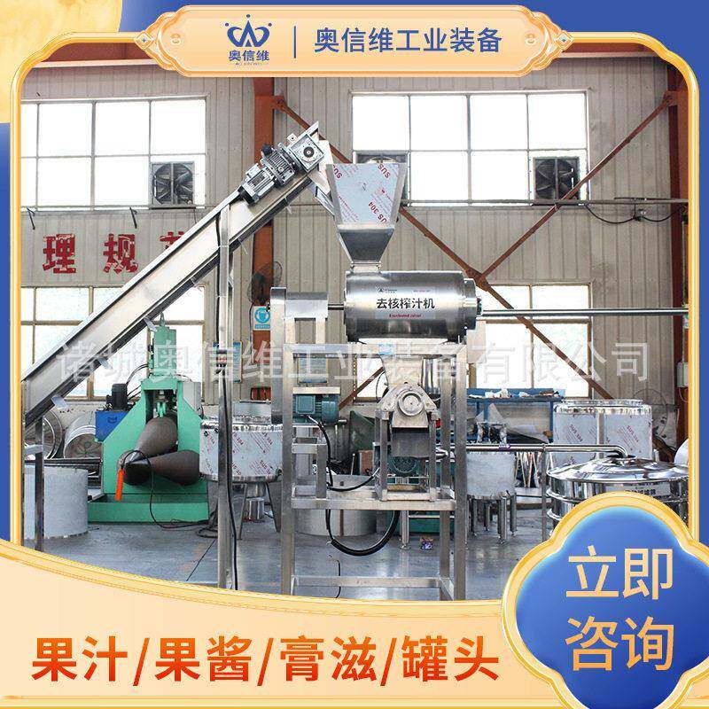 果泥榨汁浓缩机器浓缩果浆流水线大型凤梨汁加工机器