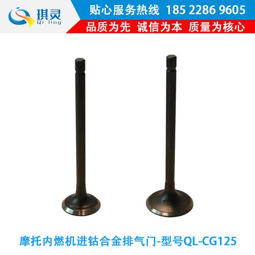 骑式摩托车车发动机进排气门QL-CG125进排气门气门进排气门油封