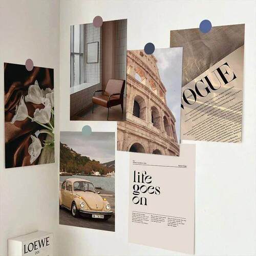 10pcs Wall Cards Aesthetic Home Decor Wall Stickers Posters