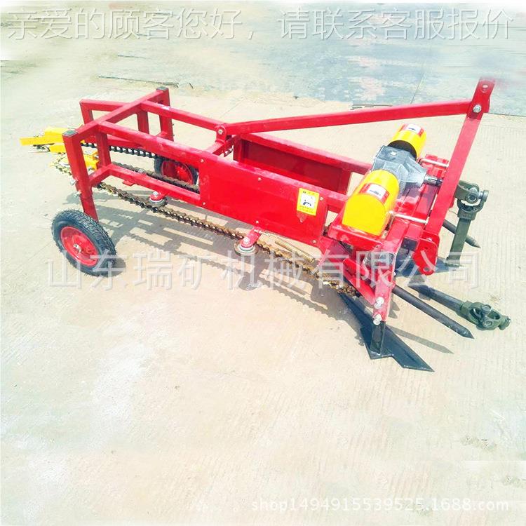 起垄平地花生收RK785获机 链条式生带起花果轮机四花生拔果机