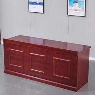 hyz0会议室型大领导发言条形桌油漆审判桌会议皮室桌 演讲木台ZJL