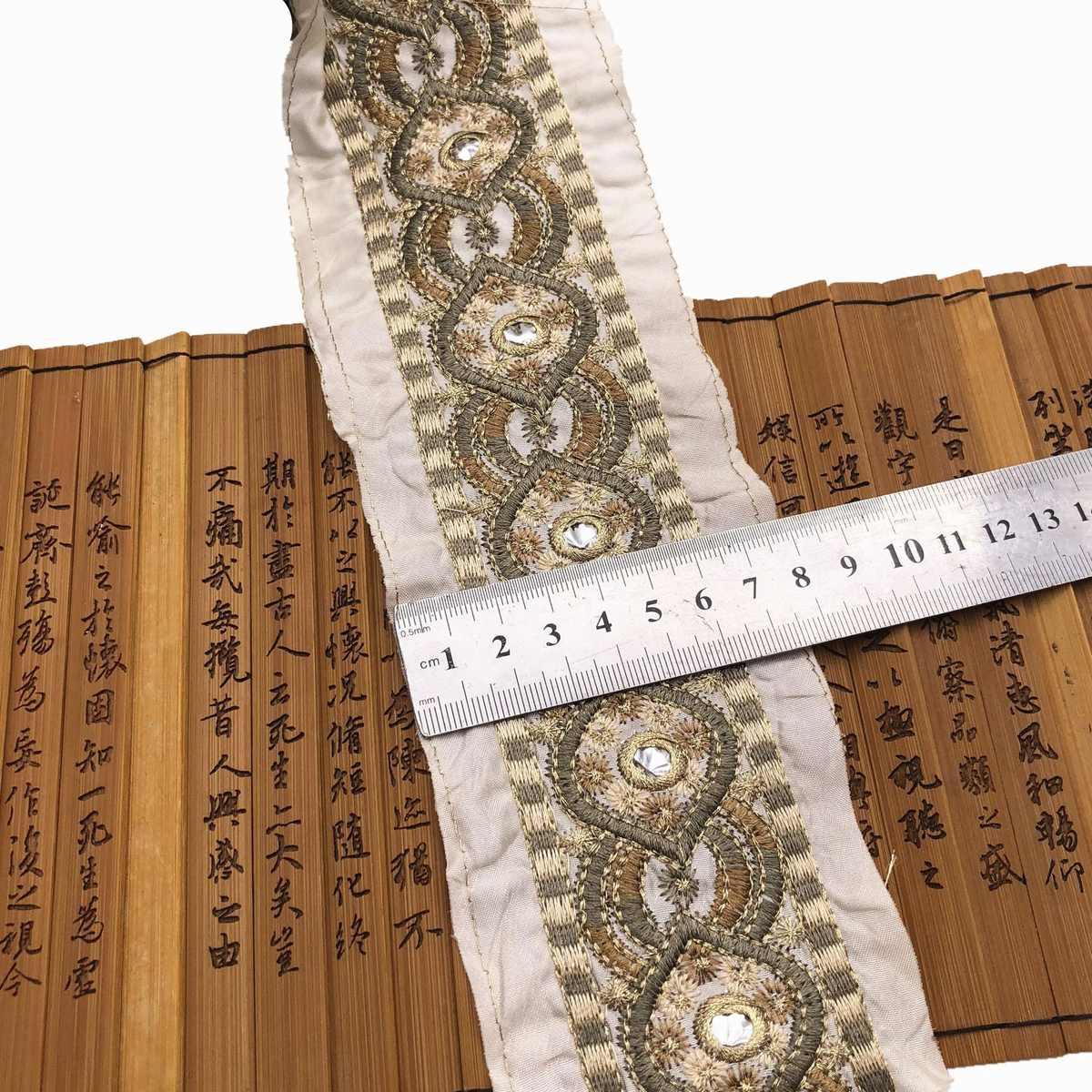 新款 彩色窗帘刺绣花边 民族复古花边 鞋材服装辅料 绣花厂家批发