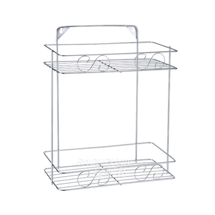 卫生间不锈钢免打孔置物架壁挂洗漱台浴室厨房厕所三角收纳转角架