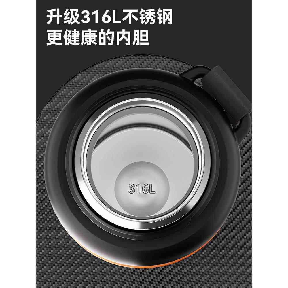 正品保温杯大容量62携02款4新款男31不锈钢茶水分离杯1000ml便水