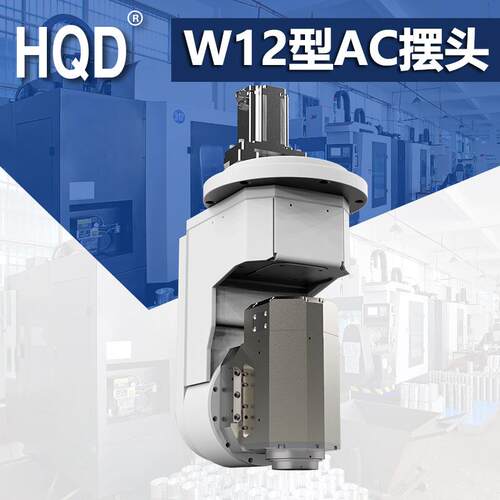W-12型AC摆头五轴头精密机器翰琪电机前程主轴厂家5轴设计