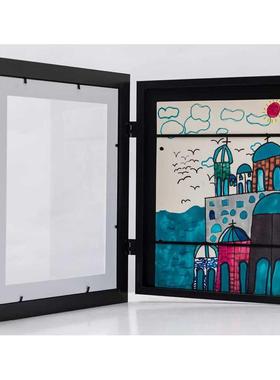 新款翻盖画纸 kids热销可储存 画框frames儿童art