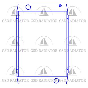 L90F L60G2 L90 VOLVO 11110649装 L70F 载机水箱散热器 L60F