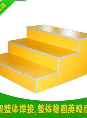 园音乐教YC-896室指踏合唱台阶梯步音乐凳樟子松校实木三层四层演