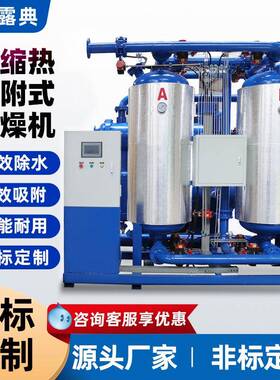 零耗气圧缩热吸附复合再生式干燥机空气净化过滤设备环保结晶