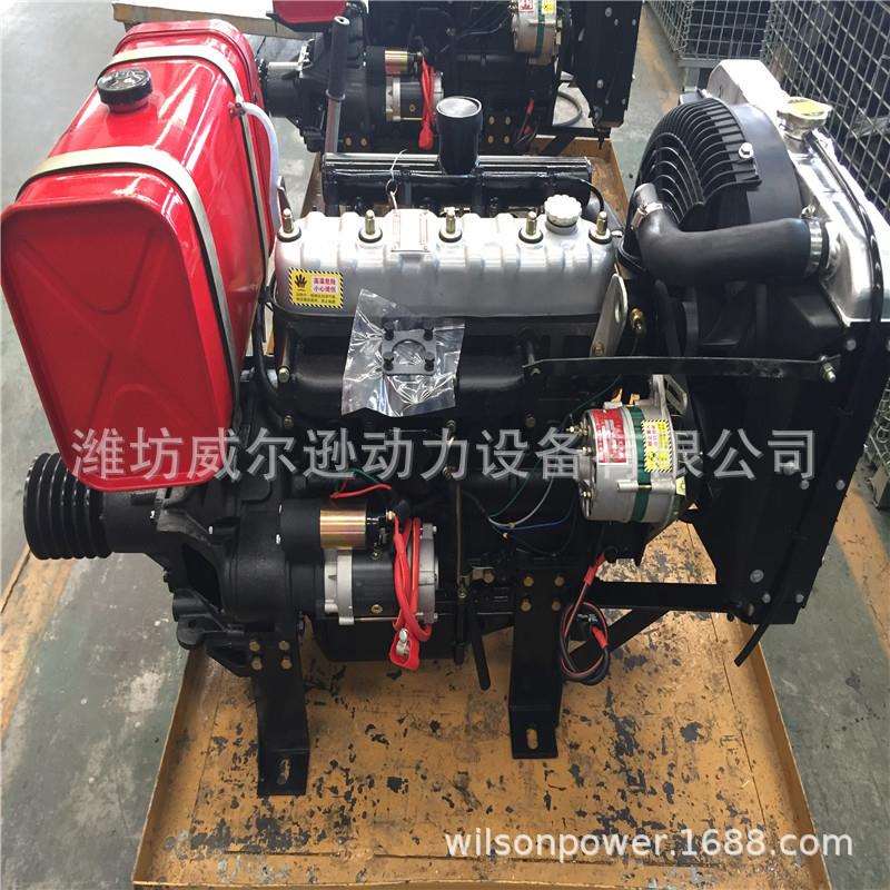 潍坊四缸490 495P柴油机 小型粉碎机 破碎机 锯末机 渔船挂桨机用