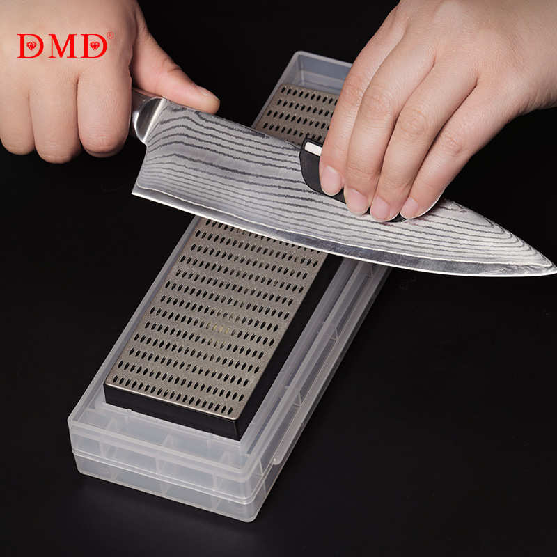 电商DMD 1000/400#绿碳化硅油石金刚石磨刀石定角磨刀器4件套