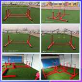 运动体操训练馆儿童双杠升降高度单杠海绵垫幼儿园小双杠支撑架组