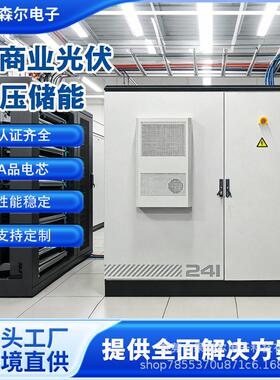 定制离网215KWh压工商业储能柜太阳能光伏磷酸铁锂电池跨境出口