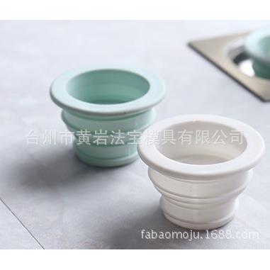 下水道密封圈管道 防臭盖密封 洗衣机下水管地漏塞塑料模具
