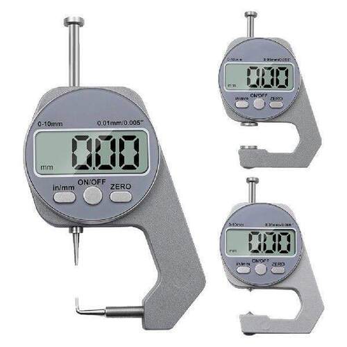Electronic Digital Thickness Gauge Meter Extra Battery