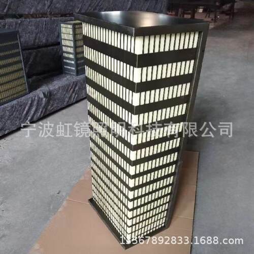 虹镜照明源头工厂生产销售不锈钢仿云石壁灯柱头灯
