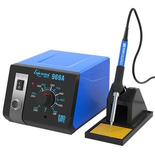 创时96996维9代D电大烙铁工业级恒温焊台75W功OZY率家用修焊接可