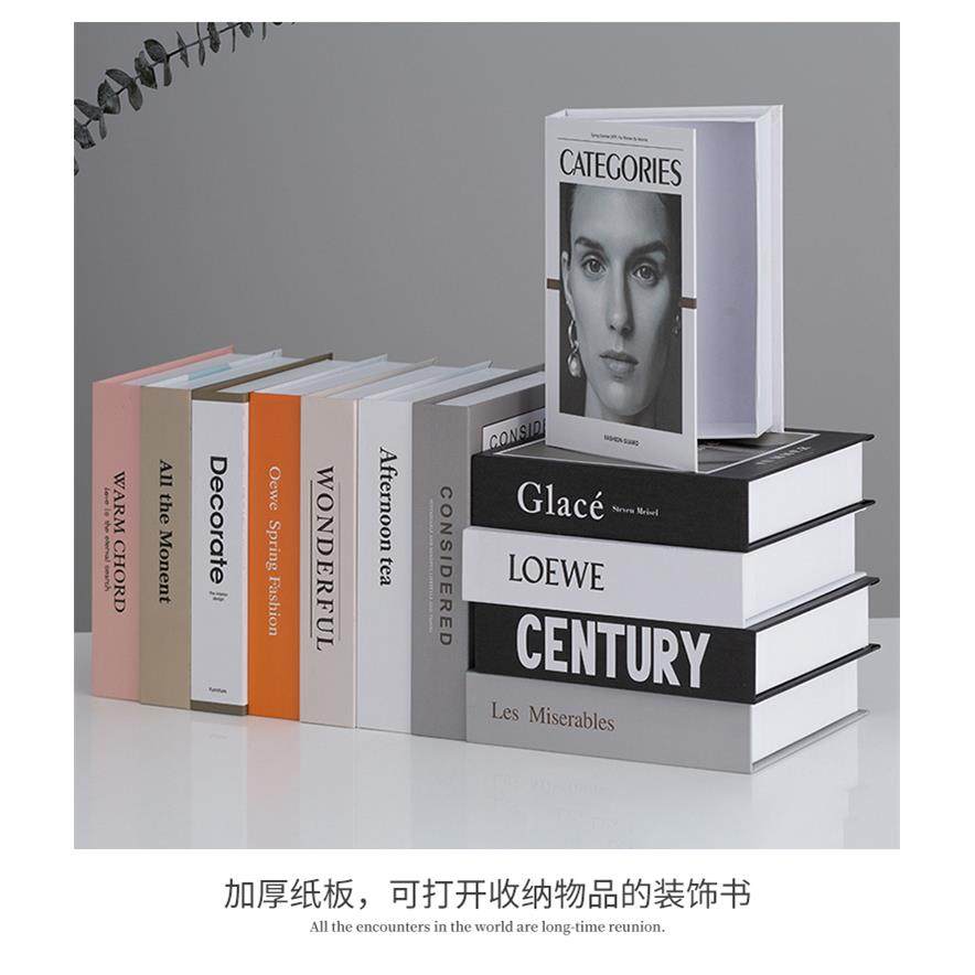 小号可打开可收纳烫金现代开口盒假书客厅电视柜装饰书彷真书创意,家居饰品,装饰摆件,淘宝优惠券,粉丝福利购,淘宝优惠卷