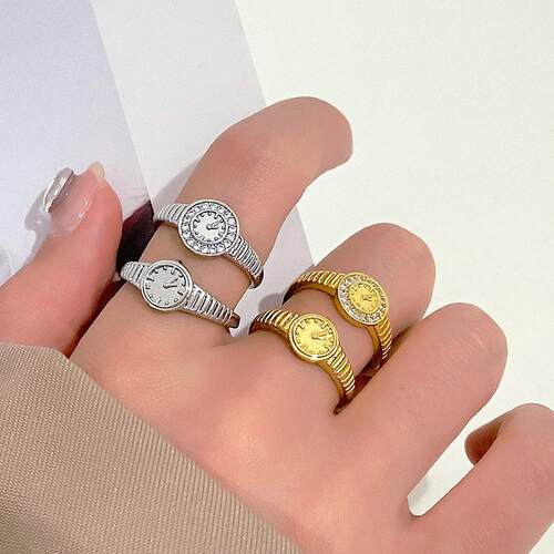 Gold Watch Ring Women