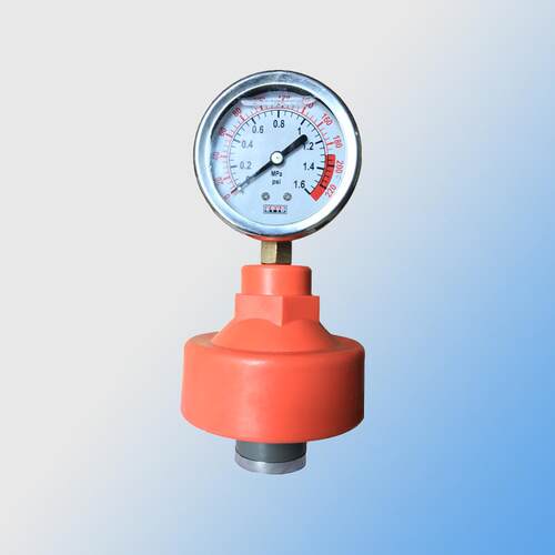 PVC隔膜压力表PVC材质压力表 耐震内螺纹法兰隔膜表隔膜材质PTFE