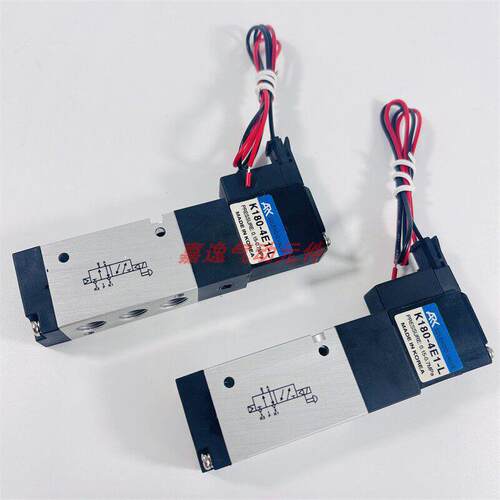 ARK K180-4E1-L气动电磁阀 二位五通换向阀 DC24V AC220V适用工业