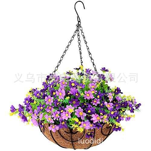 春夏季园艺铁架椰棕花篮吊篮花盆椰衣挂篮吊兰吊盆大号