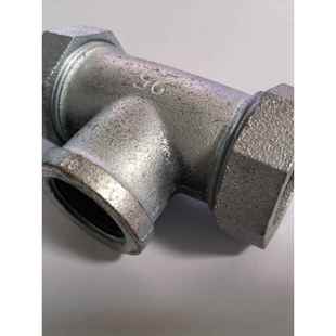 需定制镀锌快速接头 铁管快接三通DN15 水管快速活接头