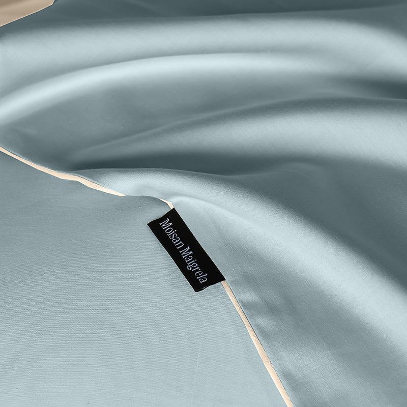 A类10套0长上绒棉贡缎EDA被四件全棉纯棉轻奢纯色床单套床笠床用